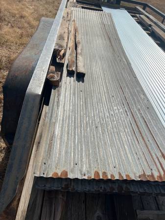 Used corrugated galvanized steel sheet 26ga 10feet 1 1/4 x 1/4 x 24 in 1