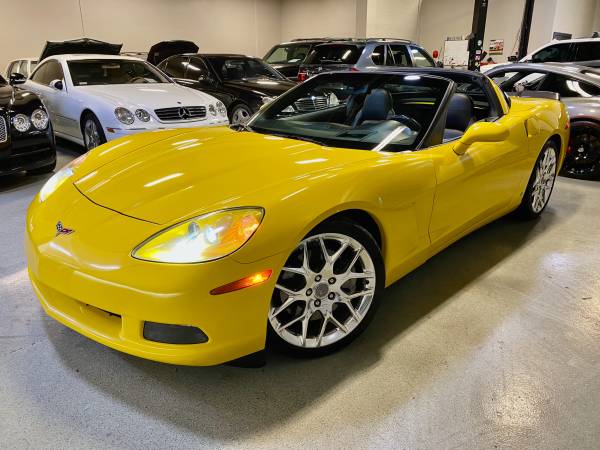 2007 Chevrolet Corvette Coupe in Velocity Yellow 3LT Package LOW Miles 1