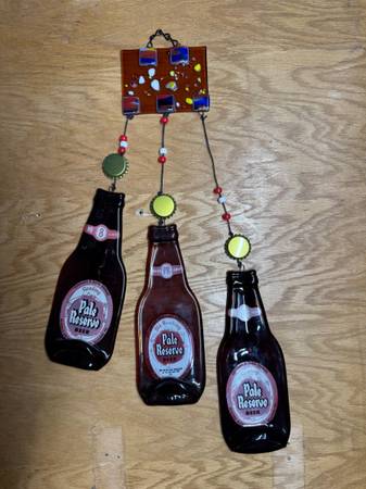 beer Bottle wind chimes 1