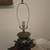 Table Lamp Hand Painted Black Lacquer Asian Oriental Lamp 12 thumbnail