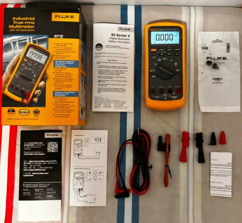 Fluke 87V  Industrial True-rms Digital Multimeter. 1