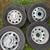 (BEST OFFER) 8 x 6.5 in 2018 Dodge Ram 3500 Dually 17 in Aluminum Alcoa Wheels R 1 thumbnail