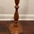 Vintage French MCM Two-Piece Turned Candlesticks! Solid Walnut! 3 thumbnail