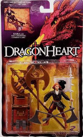 Vintage 1995 Dragonheart Kara Kenner Axe-Chopping Combat Cart 1