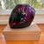 Icon Womens Airmada Purple Glitter Spaztyk Full Face Helment 3 thumbnail