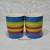 Brylane Home Santa Fe Striped Coffee Mug Colorful Southwest Fiesta Set of 6 9 thumbnail