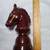 Vintage Terracotta Horse/Chess Knight Lighter 1 thumbnail