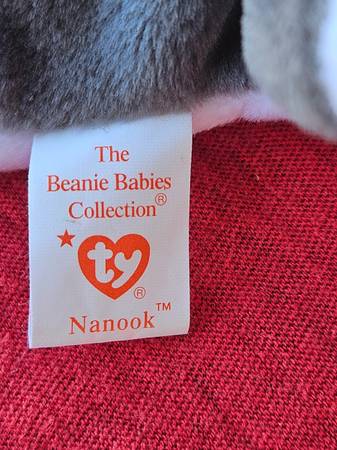 1996 TY Beanie Baby NANOOK el Husky nuevo con etiquetas - $10 (Tacoma)63439418059905122