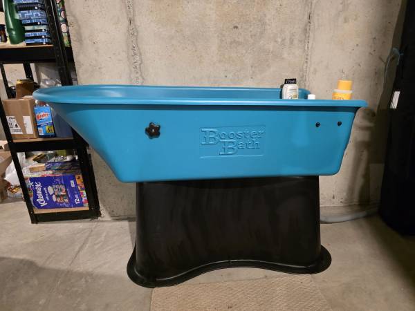 Large Booster Bath Elevated Dog Grooming Bath Tub 1