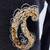 Amanda Smith Vintage Black/Gold Paisley Sequins/Beads Sweater - Size L 10 thumbnail