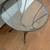 Pier One Glass and Wrought Iron Side Table 3 thumbnail