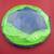 SWIMWAYS INFLATABLE 6' SPRING FLOAT POOL RAFT MESH MIDDLE BLUE & GREEN 4 thumbnail