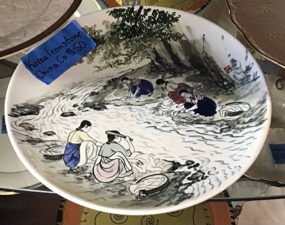 Vintage Korea Ironstone - China Co. Plate 1