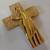 Fashion Gold Angel Cross Pendant w/ Cubic Zirconia CZP-95 2 thumbnail