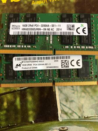 32 GB RAM Memory Laptop 1