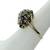 14K Yellow Gold Lady's Ruby/Diamond Cluster Ring | Size 7.25 | 5.7g 3 thumbnail
