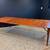 Restored Danish Modern teak expanding surfboard dining table 9 thumbnail