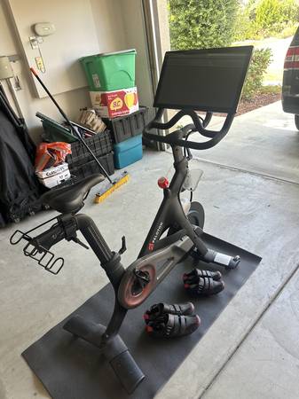 PELOTON BUNDLE (open to trade) - Bike, Mat, His & Hers Shoes Included! 1