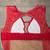 Custom Made Dance Ice Skating Costume, Adult Medium, Glam Red Leotard 9 thumbnail