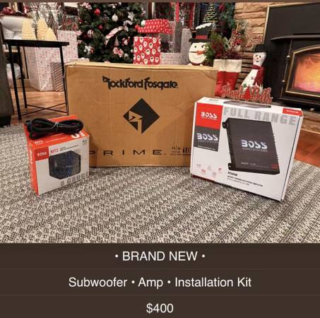 Subwoofer/Amp/Installation Kit 1