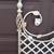 Antique Wrought Iron Victorian Vintage queen/full size headboard 4 thumbnail