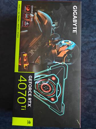 Gigabyte Gaming OC Rtx 4070 Ti 12gb ddr6x - $580 (Mill Creek)63471199199489123