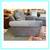New California Sofa Charcoal Velvet Arm Chair 5 thumbnail