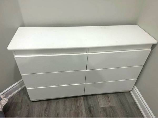 IKEA 6-Drawer Dresser - White, Excellent Condition 1