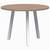 1 New Walnut 36 Round Meeting Conference Table w/ V leg base 1 thumbnail