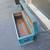 Primitive Vintage Rustic Blue Wooden Storage Tool Box 7 thumbnail