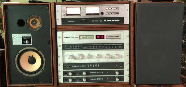 Vintage Crown Audio System – Complete Package Only 1