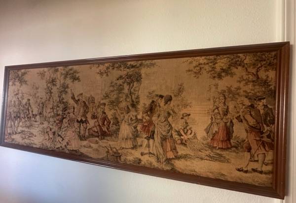 Vintage Antique Wall Tapestry 1