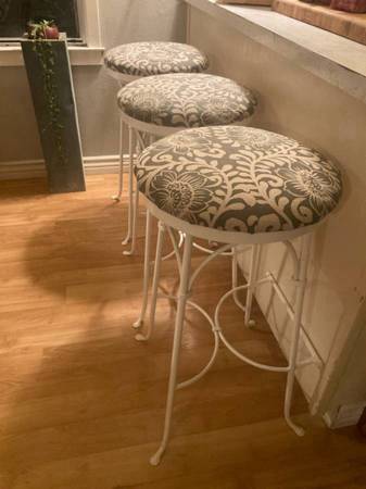 Iron Bar stools 1
