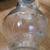 Vintage Clear Glass Lemonade Ball Pitcher Floral Pattern Ribbed Handle 1 thumbnail