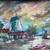 OIL ON BOARD LANDSCAPE PAINTING UNSIGNED 2 thumbnail
