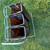Triple Laundry Sorter Rolling Cart 12 thumbnail