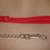 Dog Leash Metal Chains Dog With Red Strap 7 thumbnail