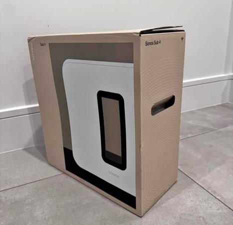 PrisTine Sonos Sub 4 Premium Wireless Subwoofer (White) - Brand New in Box 1