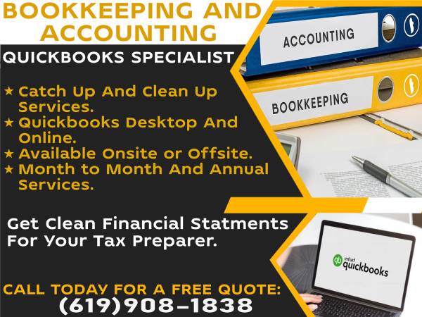 Bookkeeping & Accounting – QuickBooks Specialist 1