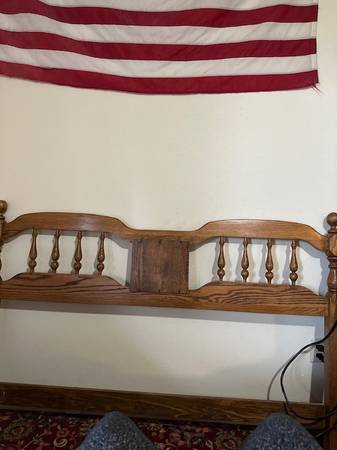 Free Queen size Wooden Headboard 1