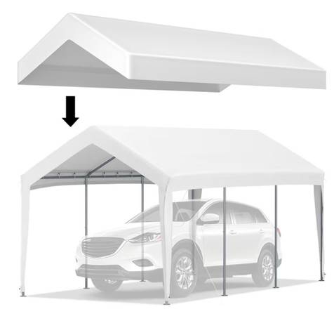 10ft x 20ft Replacement Carport Cover 1