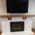 recycled reclaimed rustic wood fireplace mantels floating shelves 5 thumbnail