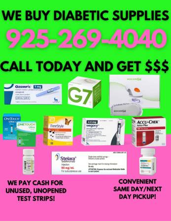 $$$ CA$H for Diabetic Test Strips $$$ 1