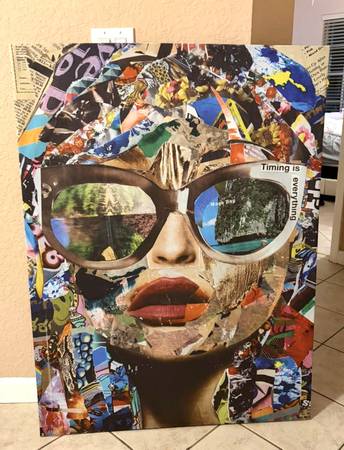 “Timing is Everything” Canvas Art by Oliver Gal (XL) ($759 new!) 1