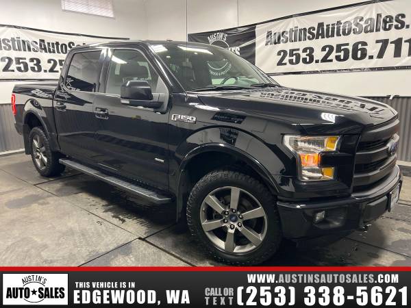 2016 Ford F-150 Lariat SuperCrew Short Bed *F-150 F150* - $21,451 (Edgewood, WA)636178985251851221