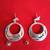 Authentic Handcrafted Taxco Sterling Silver earrings 1 thumbnail