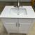30 in. Single Sink White Bath Vanity with White Cultured Marble Top 2 thumbnail