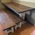 Rustic farm table and matching benches 3 thumbnail