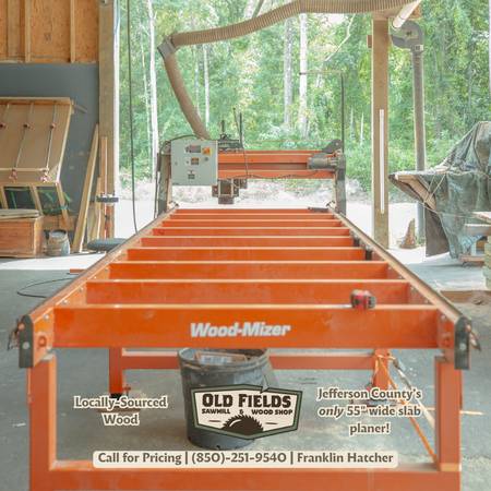Custom Sawmilling & Wide Slab Planing – Monticello, FL 1