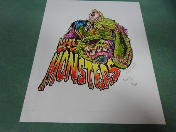 ORIGINAL JOHNNY ACE ART MADE BY MONSTERS 1